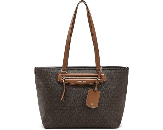 Сумка-тоут MICHAEL Michael Kors Jet Set Travel Medium East West с верхней молнией