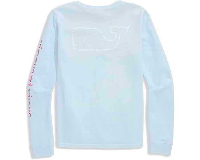Футболка с длинным рукавом и карманом Vineyard Vines для детей