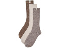 UGG носки Rib Knit Slouchy Crew 3 Pack из переработанного полиэстера