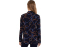 Belting-Print Stretch Jersey Shirt