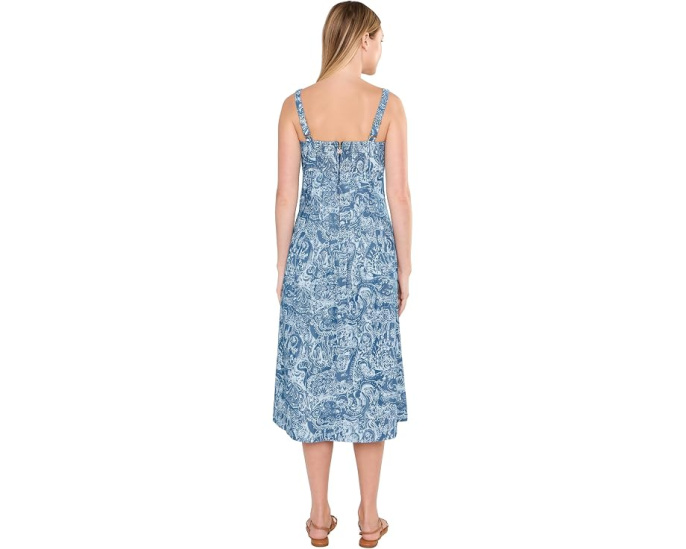 Платье миди Calloway от Lilly Pulitzer с принтом