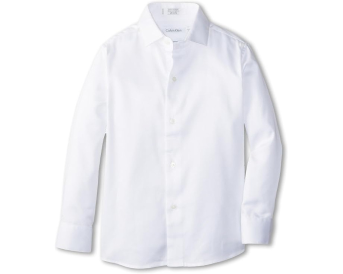 Рубашка Calvin Klein Kids из сатина для маленьких детей