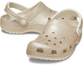 Кроксы Classic Clog с блестками и регулируемым ремешком