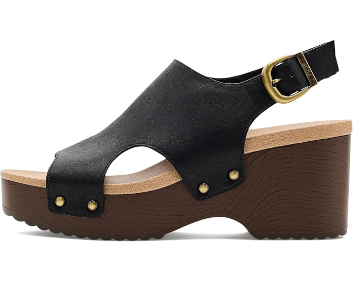 Сандалии Dr. Scholl's Wrenlee на платформе с открытым носком и текстурированным каблуком