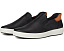 Кроссовки ECCO Soft 7 Easy Slip On с кожаным верхом и эластичными вставками