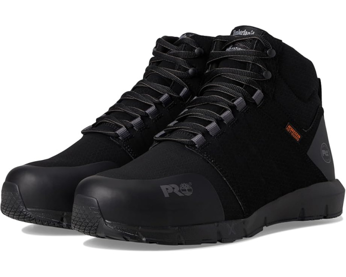 Timberland PRO Radius Mid ботинки с внутренней защитой подъема и композитным мысом