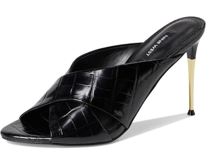 Босоножки Nine West Sancie на каблуке с перекрестными ремешками