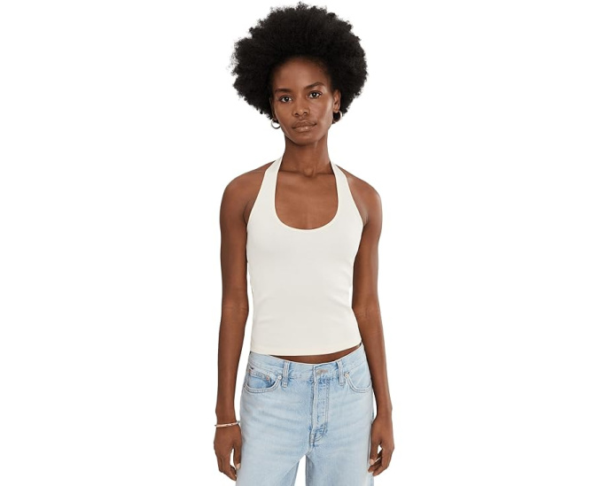 Madewell халтер 90s с принтом Vintage Ivory