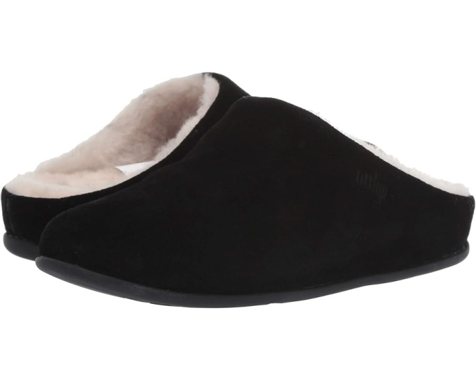 FitFlop тапочки Chrissie из замши с эффектной подошвой