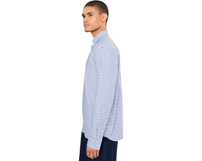 Рубашка Performance Cotton Tattersall от Vineyard Vines с охлаждающим нейлоном