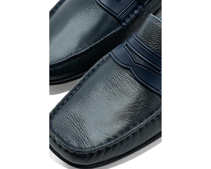 Мокасины Davidson St Marc Joseph New York из зернистой кожи