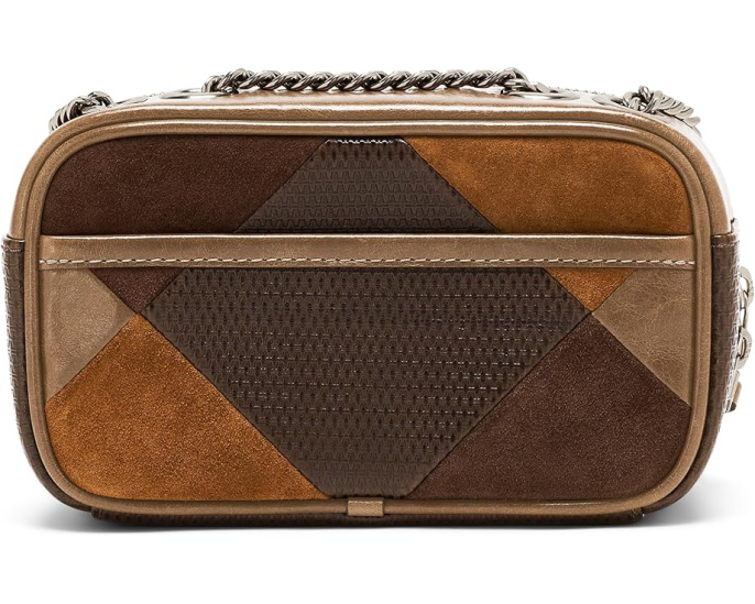 Сумка Marc Jacobs The Suede Patchwork Softshot через плечо в стиле пэчворк