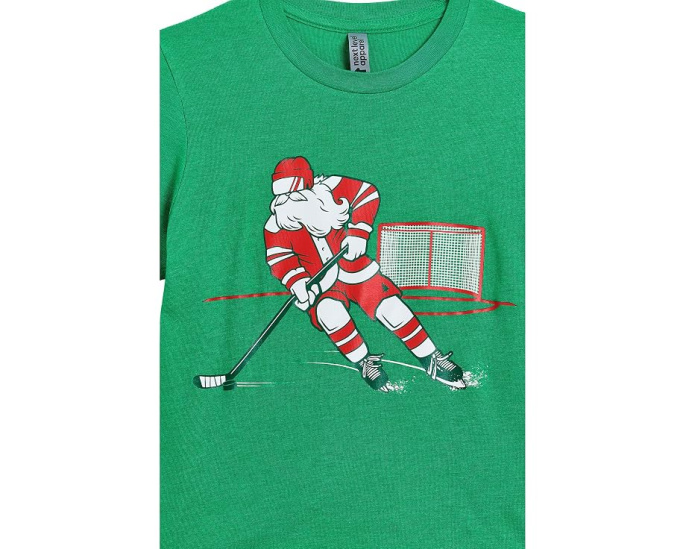 Хоккейная футболка ChalkTalk SPORTS с рисунком Saint Nick