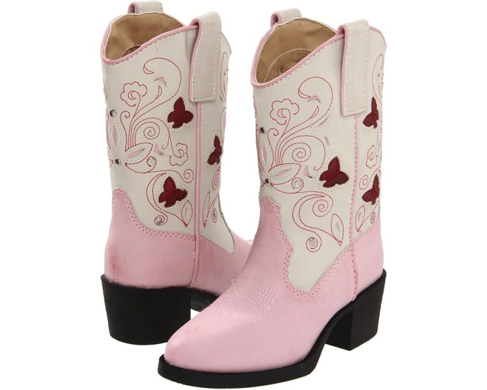 Ковбойские сапоги Roper Kids Western Lights для малышей со светящейся пяткой