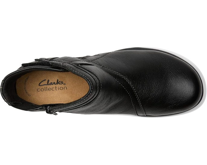 Ботильоны Clarks Carleigh Style с круглым носком и молнией сбоку
