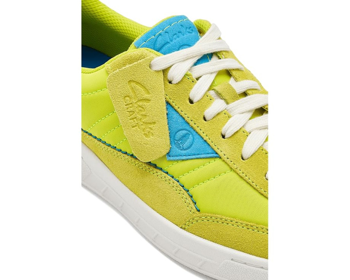 Кеды Clarks Craft Rally Ace из замши Pale Lime