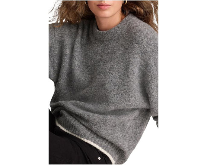 Свитер Charm Kritty от Madewell с контрастной отделкой