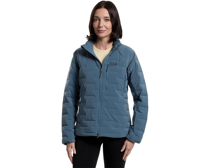 Куртка Mountain Hardwear Stretchdown с утеплителем из пуха и карманами на молнии