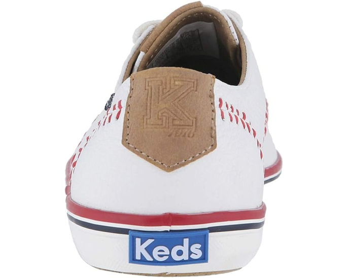 Кроссовки Keds Champion Leather Pennant из кожи с бейсбольной строчкой