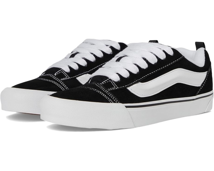 Кроссовки Vans Knu Skool в ретро стиле с объемным язычком