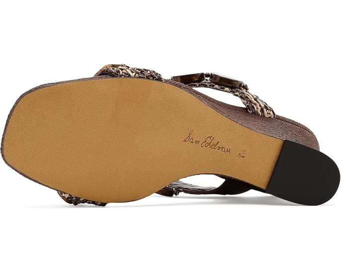 Туфли Sam Edelman Dante Stone на танкетке с искусственным верхом и кожаной подкладкой