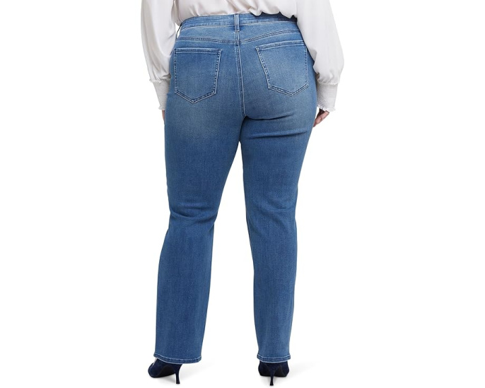 Джинсы Plus Size Barbara Bootcut от NYDJ с принтом