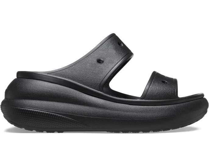 Crocs сандалии Classic Crush с высокой подошвой