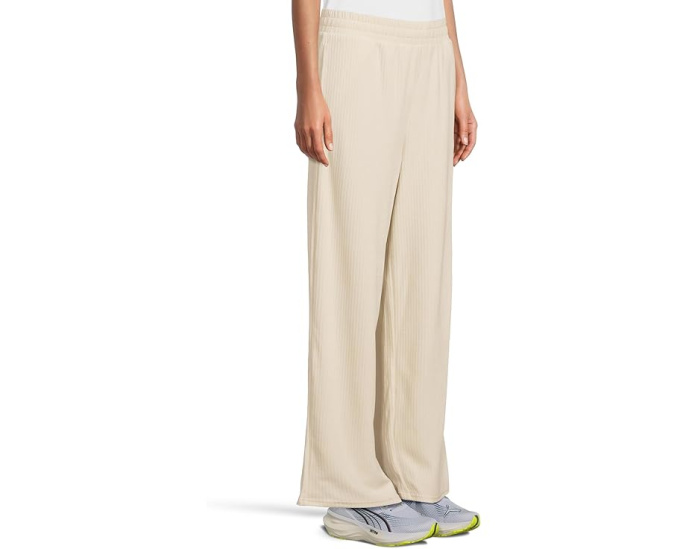 Puma Штаны Essentials Elevated Velour Ribbed прямого кроя из велюра