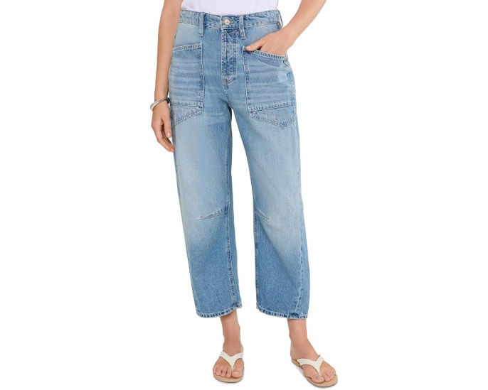 Free People We The Free Minimalist Moxie Barrel Jeans джинсы бочонок