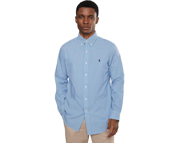 Классическая рубашка Polo Ralph Lauren из стрейч поплина