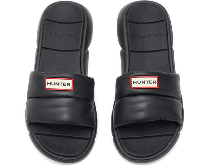 Сланцы Coast от Hunter с анатомической стелькой и стеганым верхом