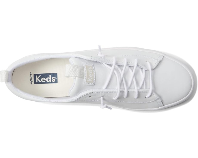 Кроссовки Keds Kickback Leather Slip On с амортизирующей стелькой Softerra