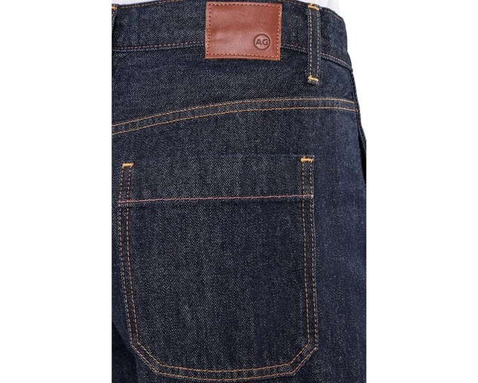 Джинсы AG Jeans Mercer Cuffed с манжетами и высокой посадкой