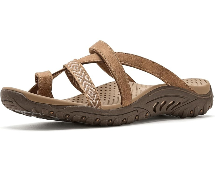 Треккинговые сандалии SKECHERS Reggae Timeless Summer с веганской кожей