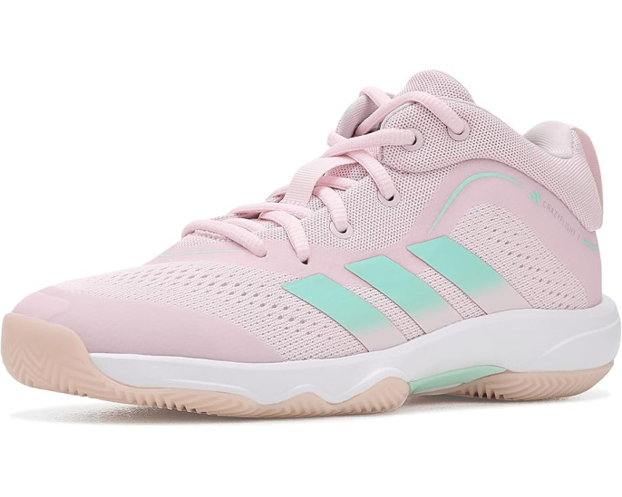 Кроссовки для волейбола Adidas Crazyflight 7 Mid Top для детей розовые