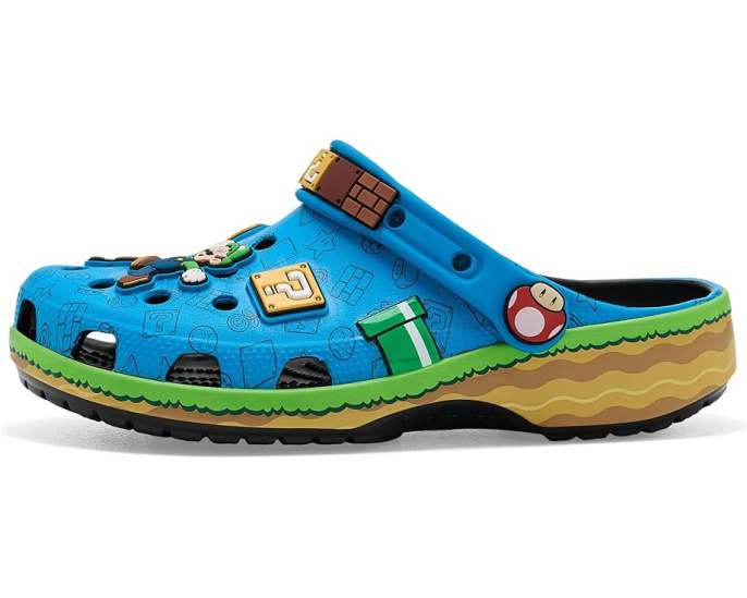 Детские сабо Crocs Classic Super Mario для детей