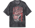 Футболка Adidas AOP Basketball Wash Tee для детей с баскетбольным принтом