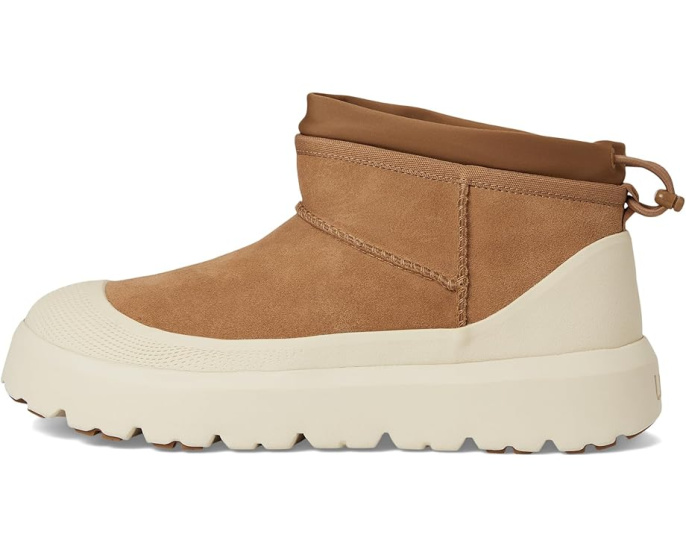 Угги UGG Classic Ultra Mini Weather Hybrid с водонепроницаемой замшей и подошвой Spider Rubber