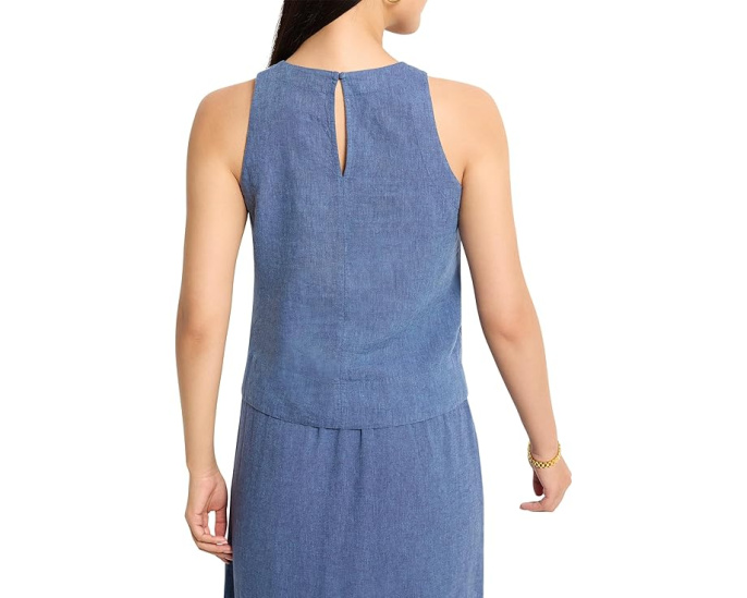 Льняной топ NIC+ZOE Rumba Linen Pop On