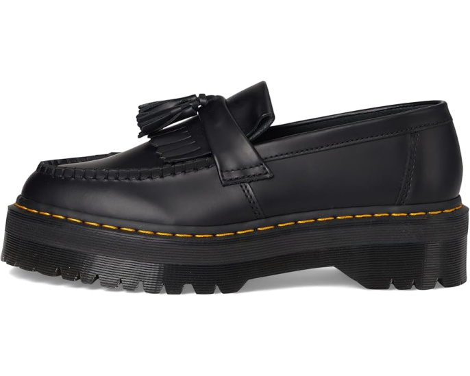 Лоферы Dr. Martens Adrian Quad на платформе из кожи