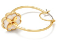 Серьги Heritage Bloom Hoops с цветочным мотивом и цирконием
