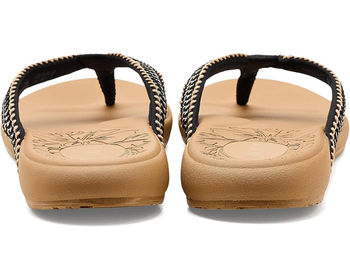 Сандалии Roxy Mellow Lx с мягким полиэстеровым верхом