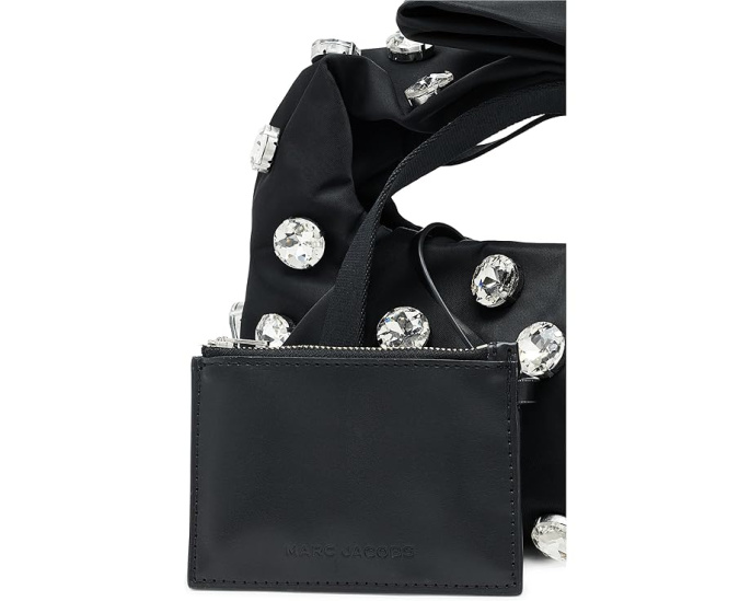 Мини-сумка Marc Jacobs The Gem Nylon Bow с бантом и съемным мешочком