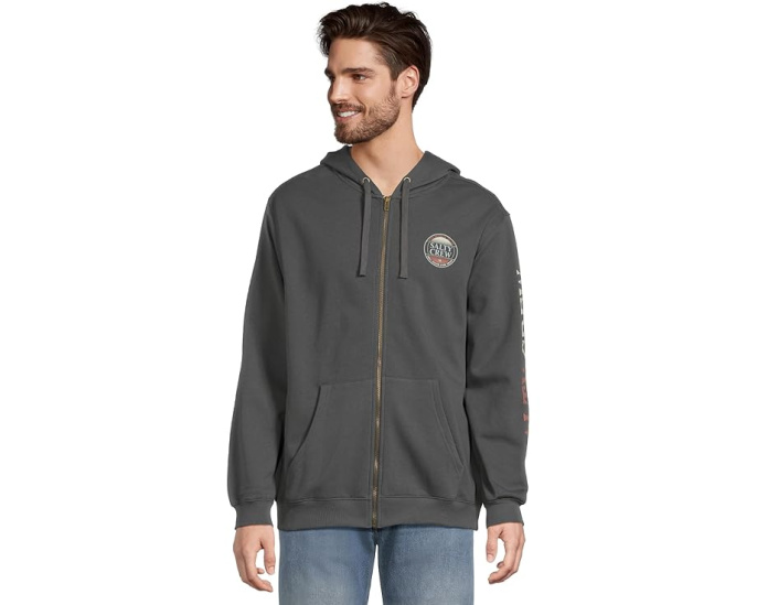 Толстовка Simple Fade Zip Fleece Salty Crew с раздельным карманом