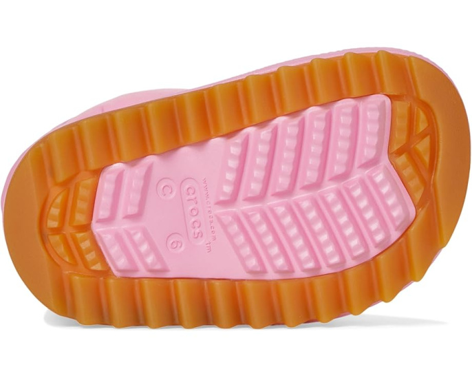 Crocs утепленные сапоги Classic Neo Puff для детей с искусственным мехом