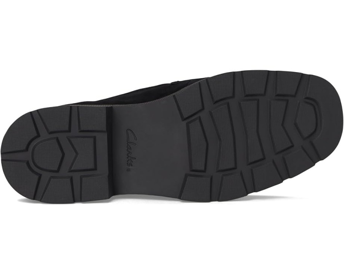 Лоферы Clarks Lauryl Step из замши с эластичной вставкой и стелькой Ultimate Comfort