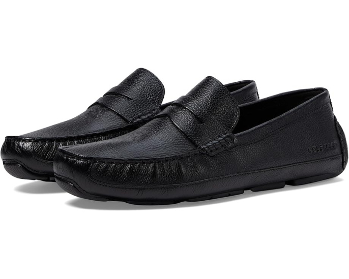 Cole Haan Мокасины Wyatt Penny Driver из натуральной кожи с технологией Grand.ØS