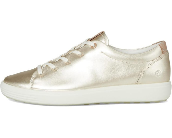 Кроссовки ECCO Soft 7 Floral из натуральной кожи с цветочным принтом