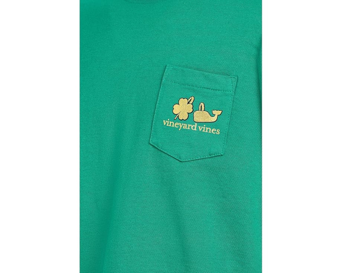 Детская футболка Vineyard Vines с длинным рукавом и карманом