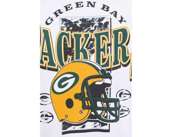 Junk Food Clothing флис NFL Green Bay Packers Conversion Crew